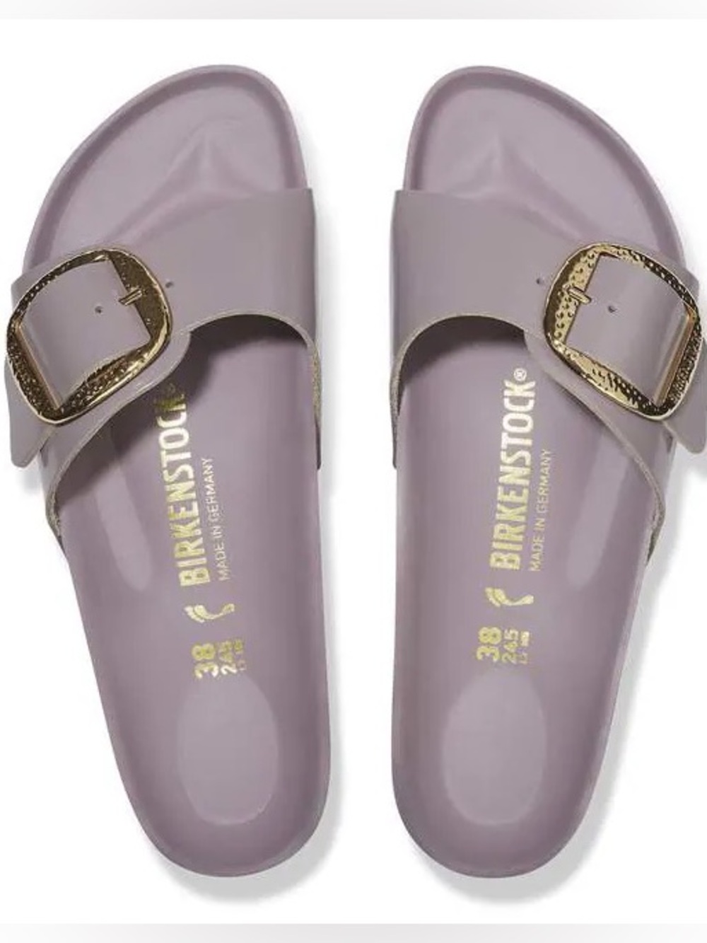 Birkenstock Madrid Gold Buckle Sandals